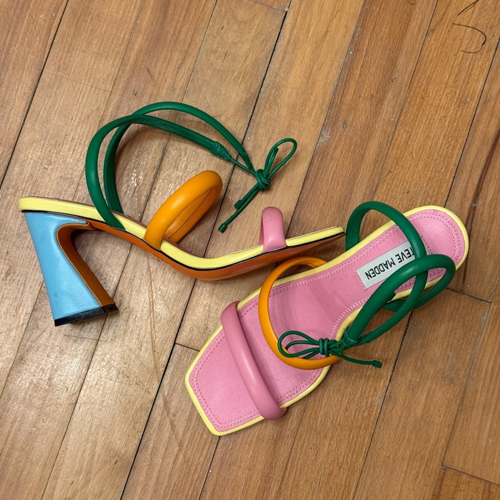 Steve Madden Colorful Strappy Heels